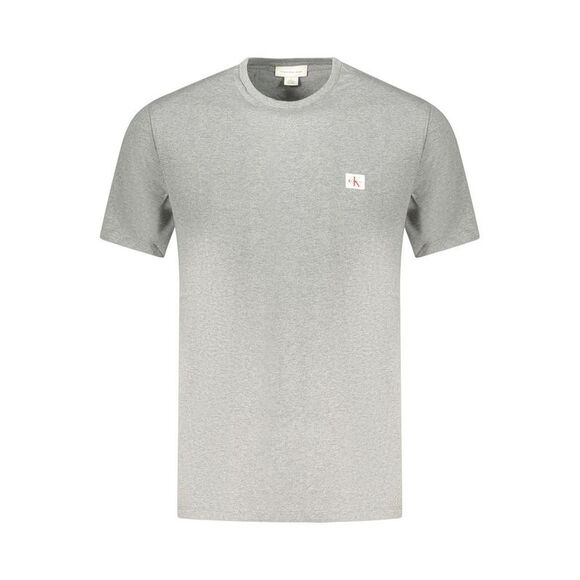Calvin Klein Grigio Cotton Men Men's T-Shirt
